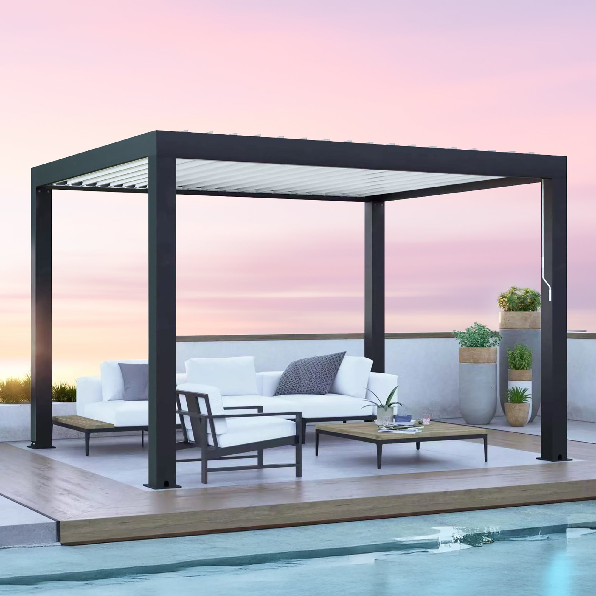 Aluminum Louvered Room Series (Assembly Included)