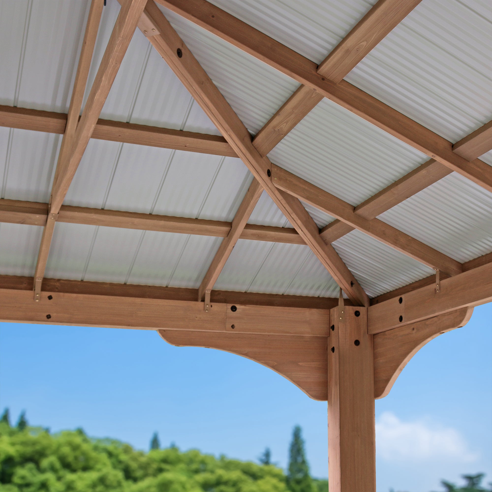 12' x 14' Grand Gazebo with Mesh (Assembly Included)